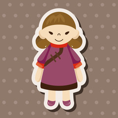 Chinese people theme elements