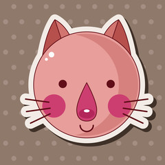 animal cartoon theme elements