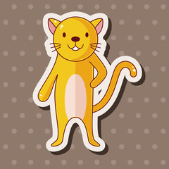 animal cartoon theme elements