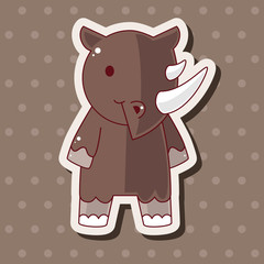 animal cartoon theme elements