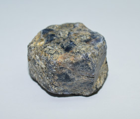 Blue Sapphire raw gemstone crystal