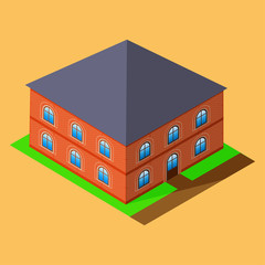 кирпичный дом