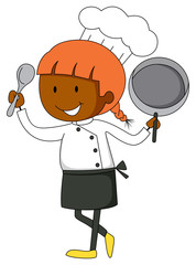 Female chef