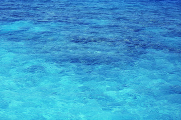 Obraz na płótnie Canvas Beautiful view of ocean water on island in resort
