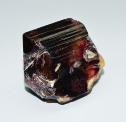 Bicolor Turmaline rough gemstone