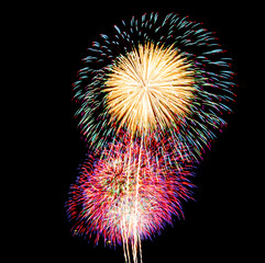 Fototapeta premium fireworks background