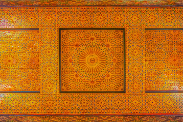Traditional Moroccan carbed ceiling