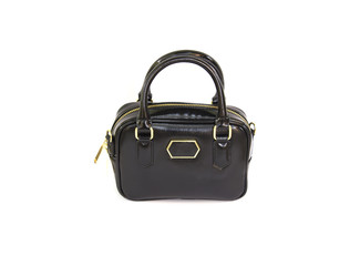 handbag on white on white background