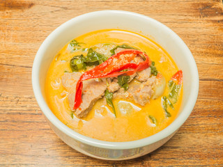 Thai beef green curry