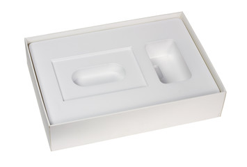 White paper box