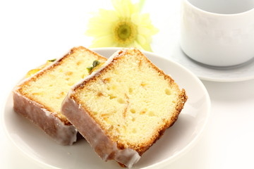 オレンジのパウンドケーキ