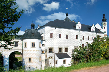 Fototapeta premium renaissance castle, Pardubice, Czech republic, Europe