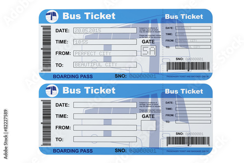 "Bus boarding pass tickets" Fotos de archivo e imágenes libres de ...