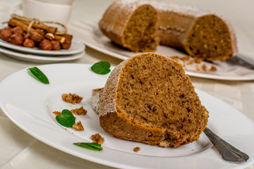 Marble ring cake