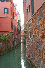 Venice, Italy, Grand Canal and historic tenements