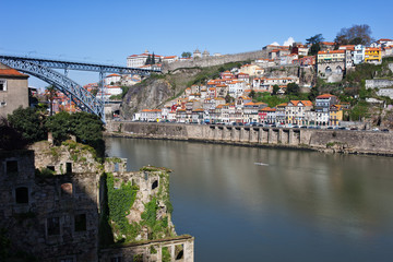 Cities of Porto and Gaia in Portugal