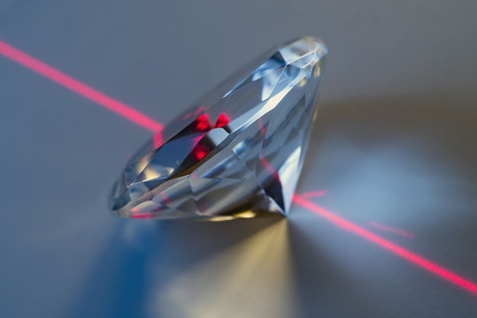 Diamond and laser