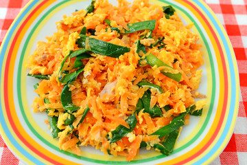 人参の野菜炒め