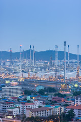 Light of petrochemical industry power station