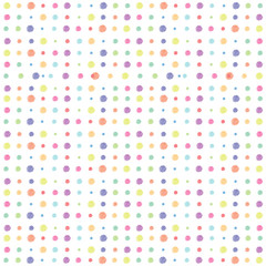 Background abstract polka dots drawing seamless pattern