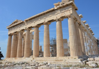 Parthenon in Acropolis of Athens