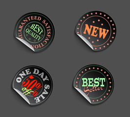 set of labels08color