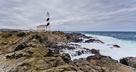 Lighthouse and sea