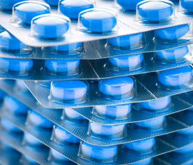 Tablets in plastic packing