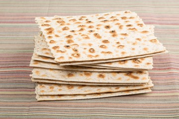 Isolated. Matzo (or matzah) is bread traditionally eaten by Jews