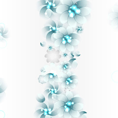 floral background. banner, card , poster design. illustration