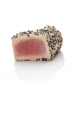 Grilled tuna steak.