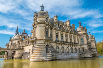 Fototapeta na wymiar Chantilly Castle in France