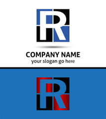 Letter R logo symbol