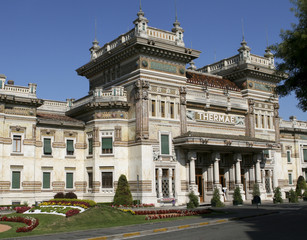 Obraz premium Famous Terme di Salsomaggiori near Parma in Italy