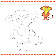 Connect the dots and coloring page