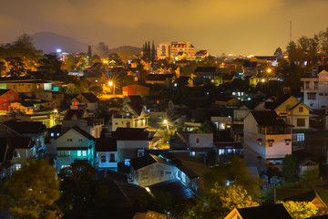 Obraz premium Dalat city at night