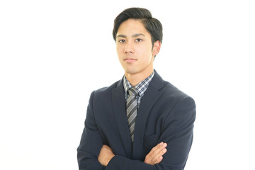 笑顔のビジネスマン