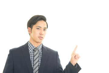 笑顔のビジネスマン