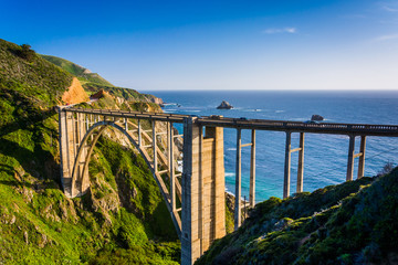 Bixby Creek Bridge, in Big Sur, California.