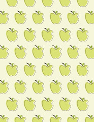 Apple pattern background