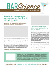 Bar Science Page Layout