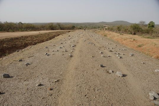 Road under construction, Omo Valley, Ethiopia.