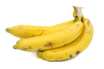 Bananas isolated on white background