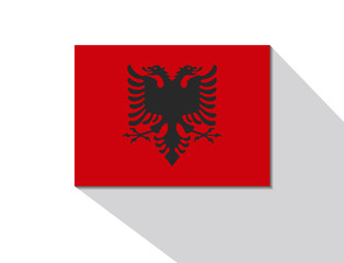 albania long shadow flag