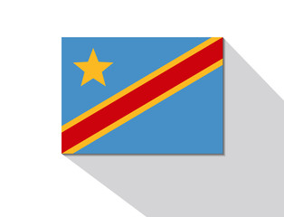 democratic republic of the congo long shadow flag