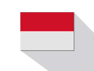 indonesia long shadow flag