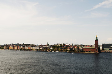 View of Kungsholmen island, Stockholm, Sweden