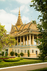 Naklejka premium Cambodia Royal Palace, Moonlight Pavilion