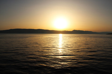 Sonnenuntergang panorama