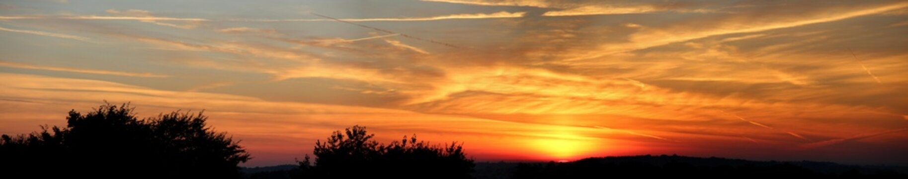 Sonnenuntergang panorama